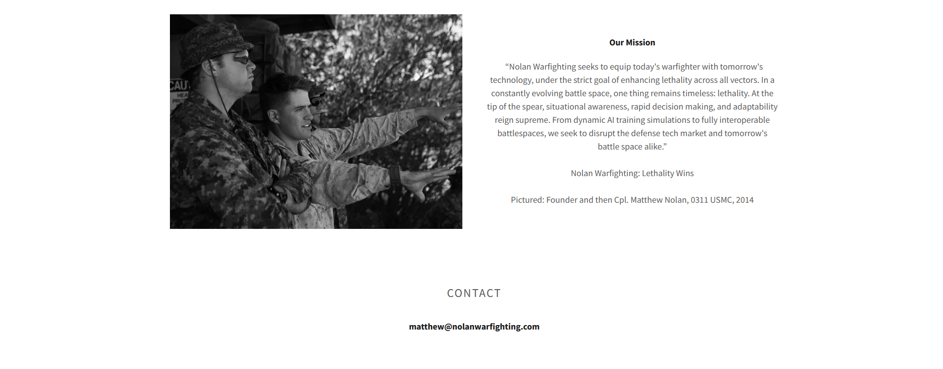 Our Mission and Contact